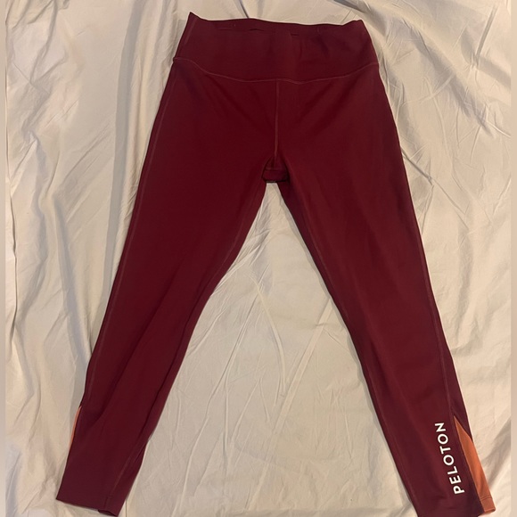 Peloton Burgundy Leggings - Picture 5 of 6